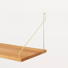 Lade das Bild in den Galerie-Viewer, Shelf Natural D20 W60 | Brass Brackets
