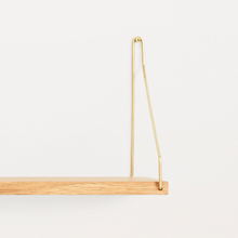 Lade das Bild in den Galerie-Viewer, Shelf Natural D20 W60 | Brass Brackets