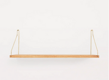 Lade das Bild in den Galerie-Viewer, Shelf Natural D20 W60 | Brass Brackets