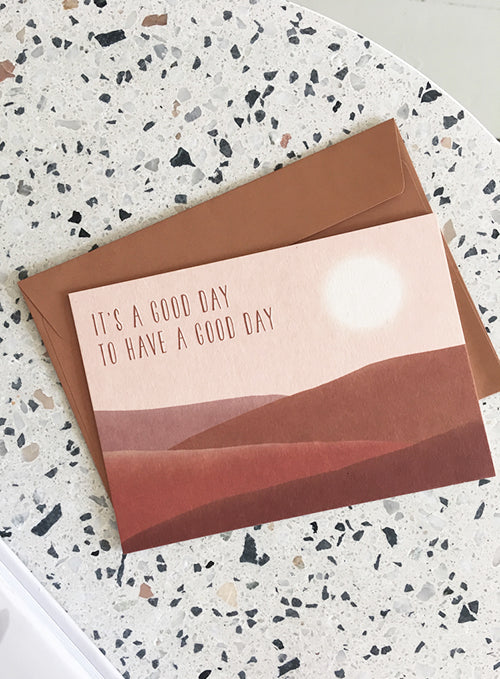 Postkarte – A good day to have a good day