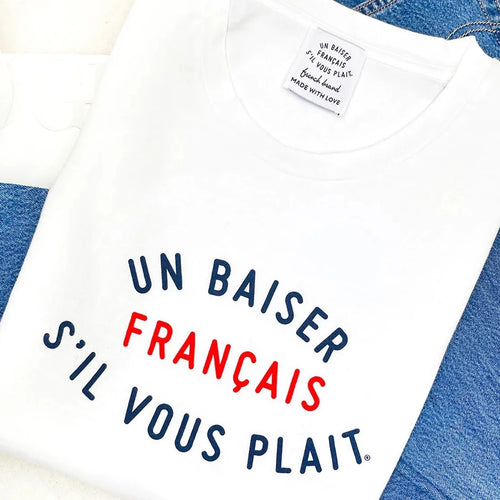 T-Shirt un baiser français  s‘il vous plaît