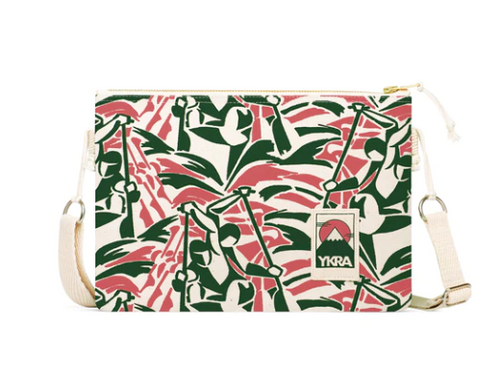 Ykra Side Pouch limited edition Kenu Green & Rose