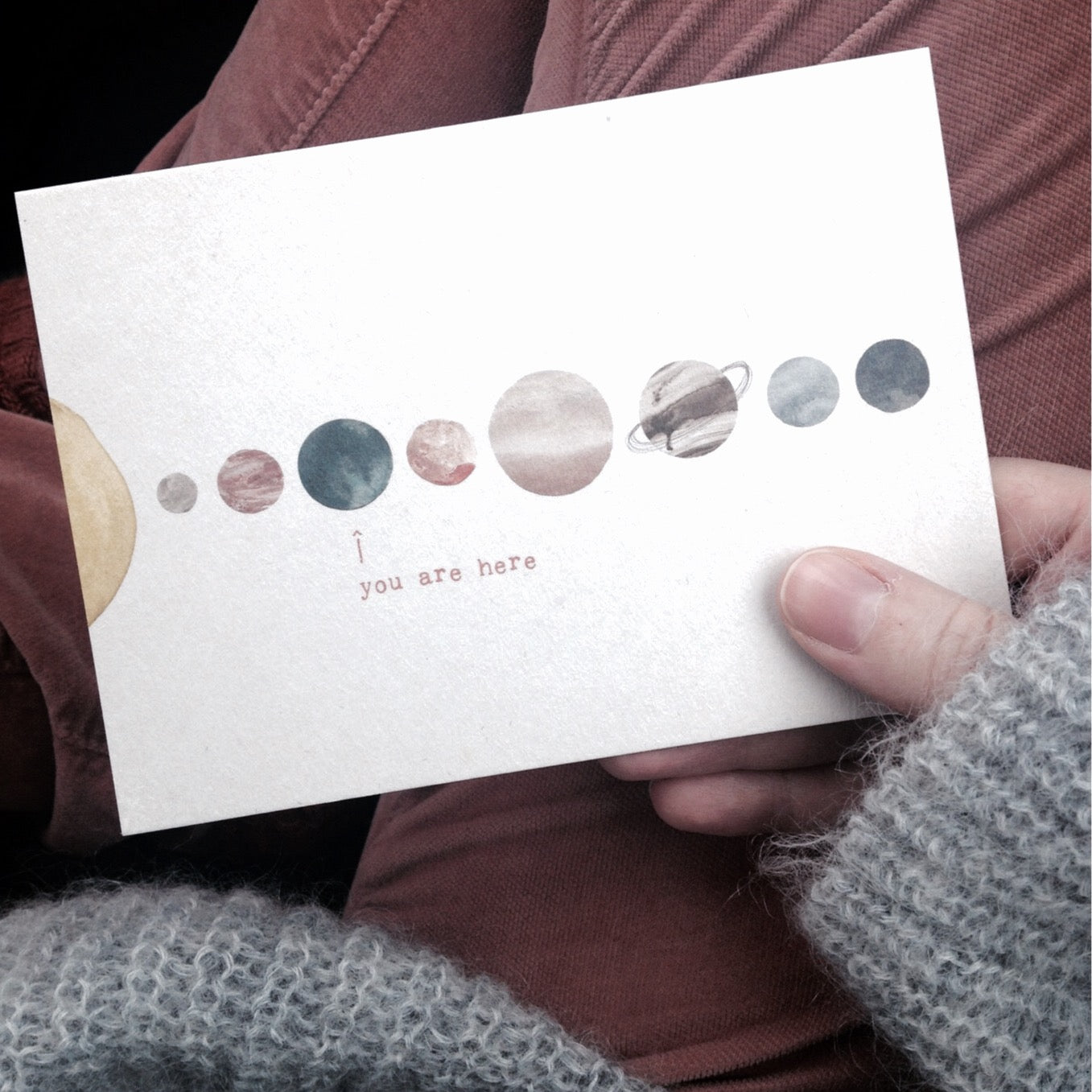 Postkarte – You are here