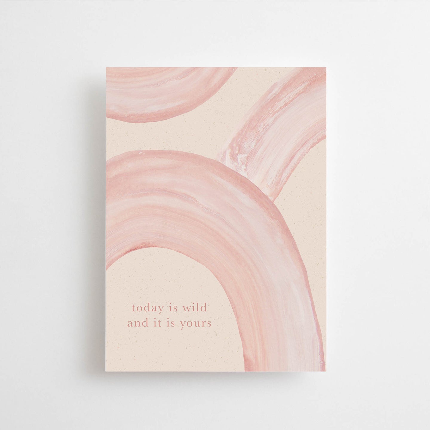 Postkarte – Today is wild and it is yours