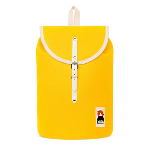 Sailor Backpack von YKRA mit weißen Lederriemen