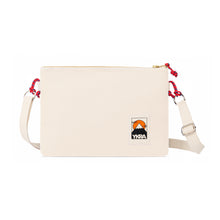 Lade das Bild in den Galerie-Viewer, YKRA Side Pouch in weiß mit weißem Tragegurt
